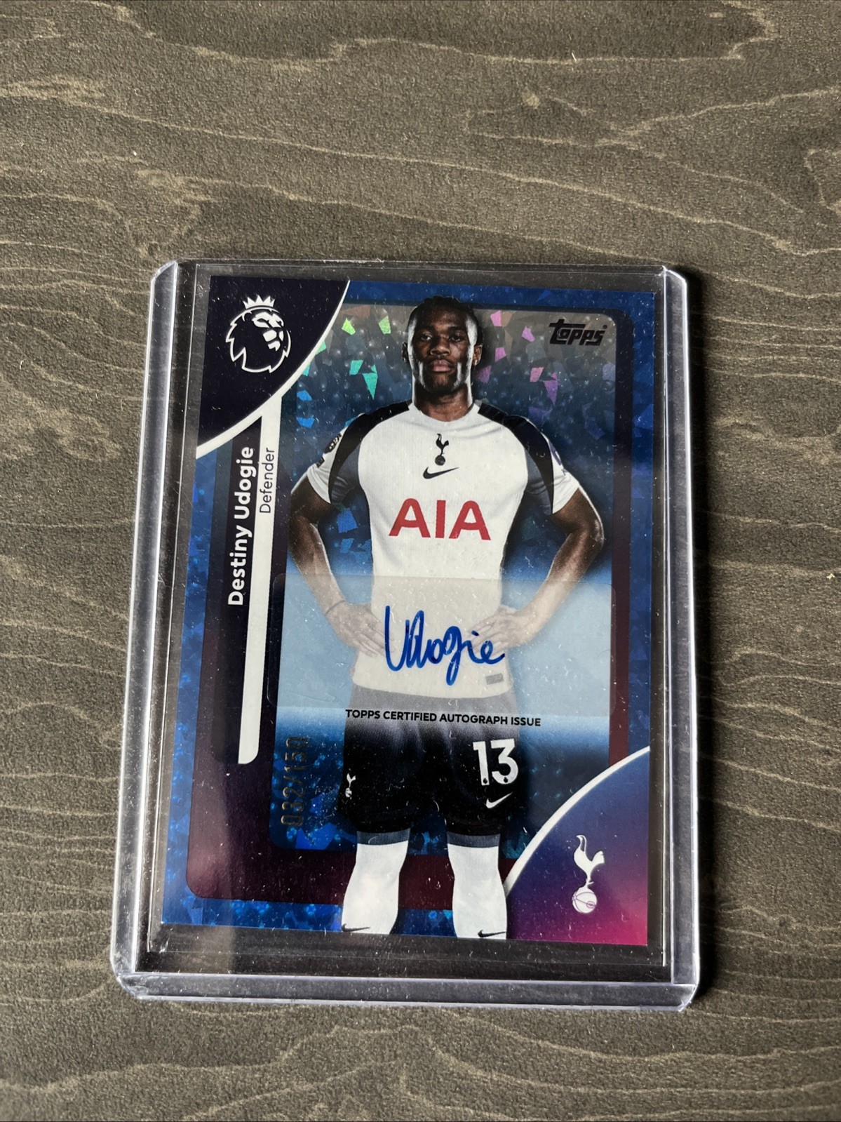 Topps Premier League Signed Destiny Udogie Card Tottenham Hotspur 25/26 for sale on Ebay
