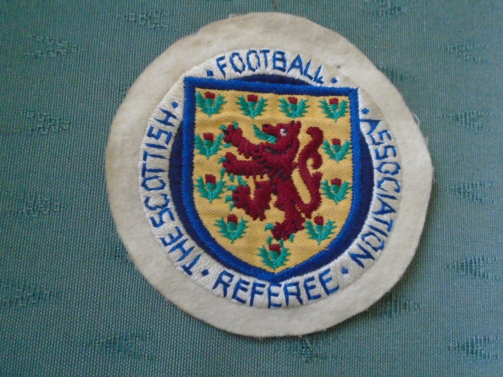 RARE VINTAGE THE SCOTTISH FOOTBALL REFEREE ASSOCIATION BLAZER UNIFORM BADGE for sale on Ebay