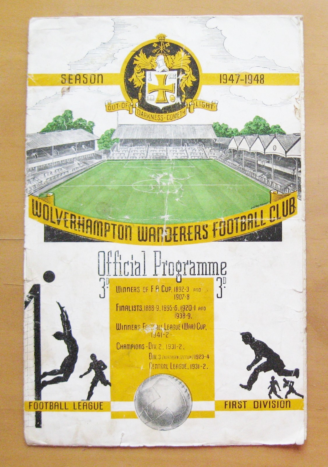 WOLVES v MANCHESTER UNITED 1947/1948 Football Programme for sale on Ebay