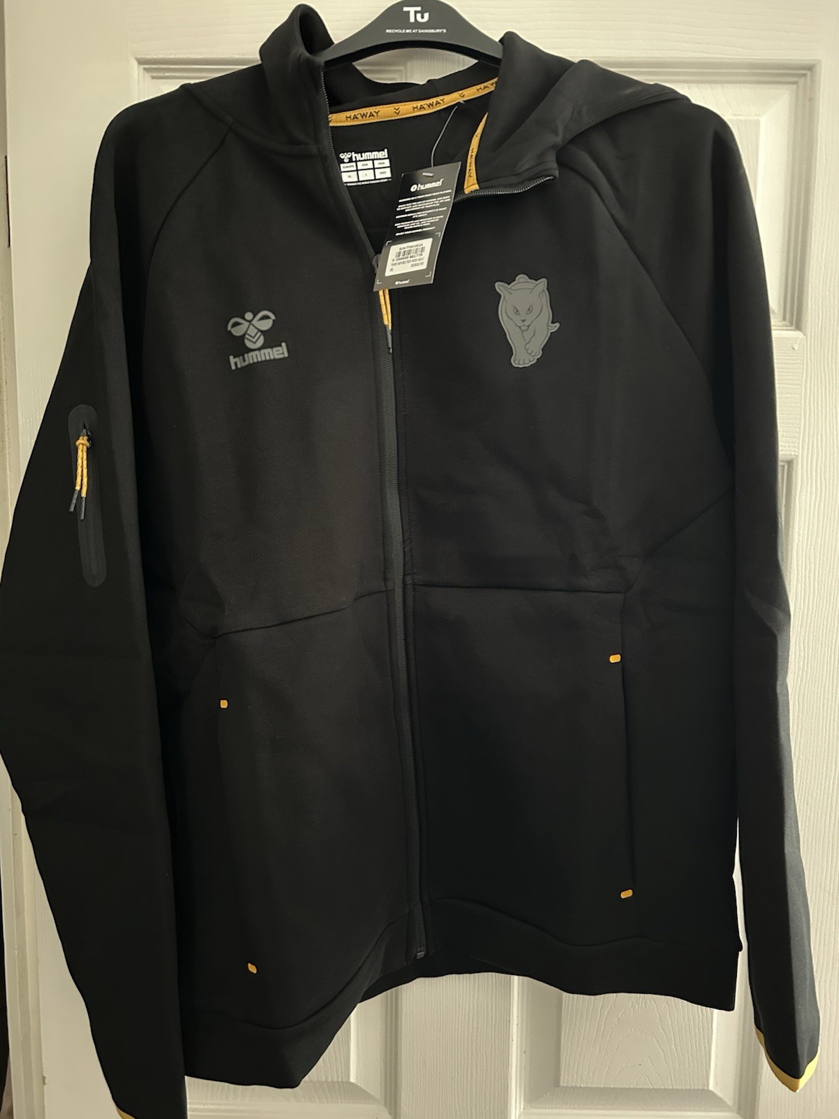 Sunderland AFC Hummel Third Kit Black Cat hoodie - XL - BNWT for sale on Ebay