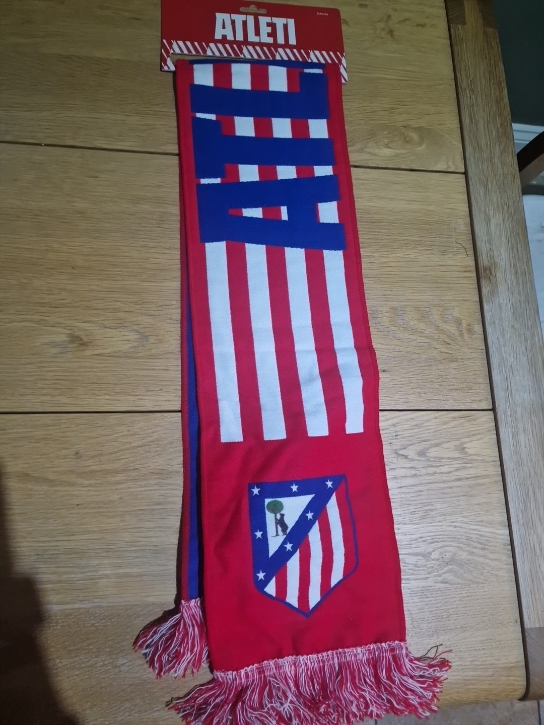 Athletico Madrid Official Scarf BRAND NEW for sale on Ebay