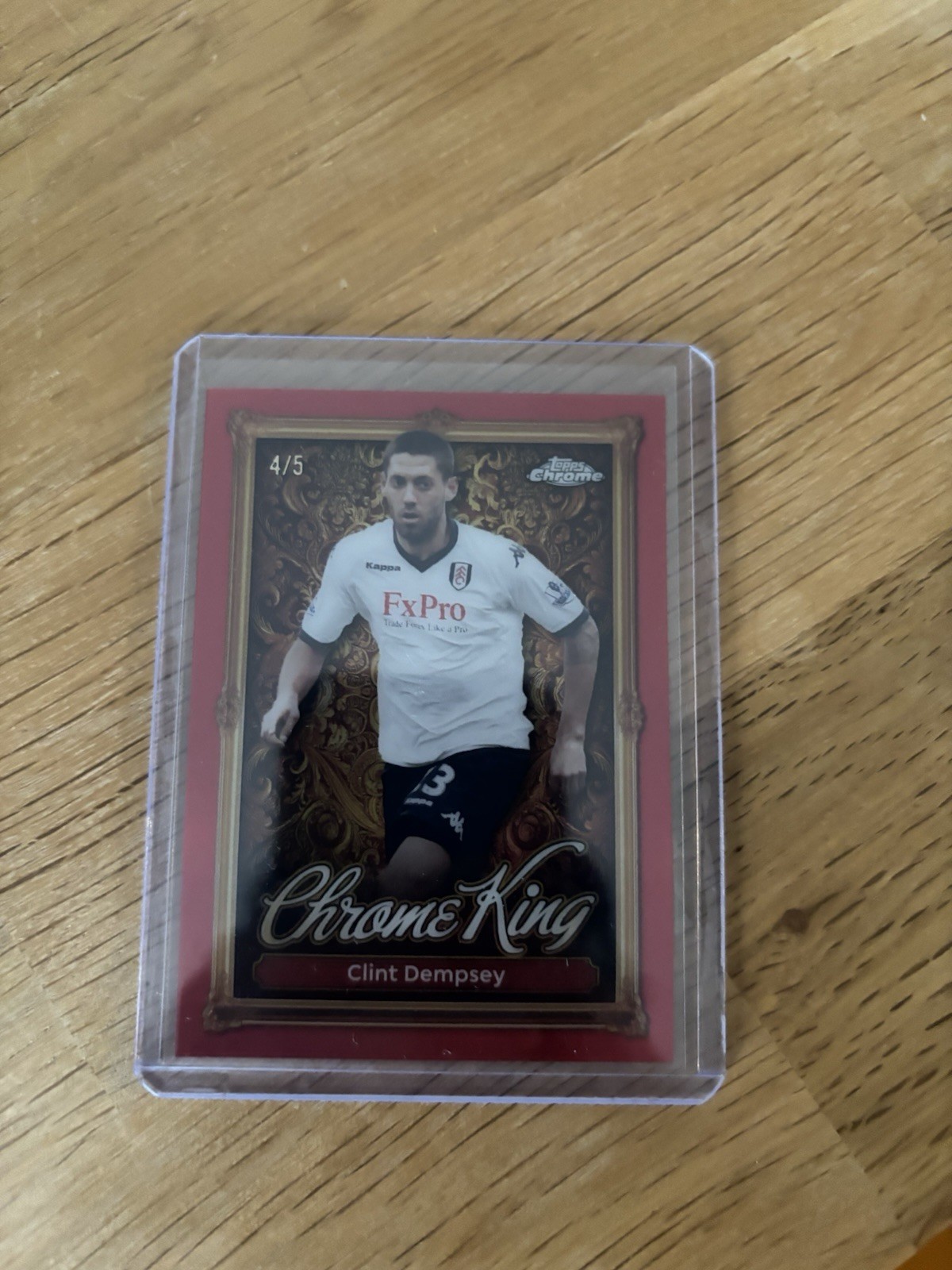 Topps 2025/26 Premier League Fulham Clint Dempsey Chrome King Numbered 4/5 for sale on Ebay