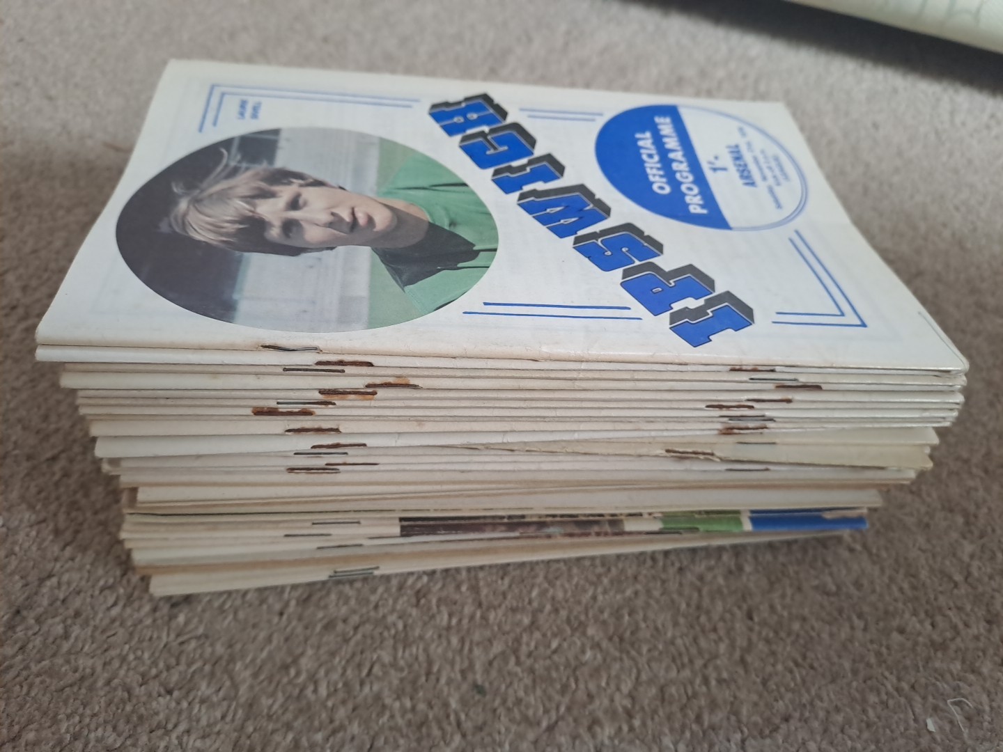 Ipswich Town Homes 1970/71 - 1973/74 bundle - can split. for sale on Ebay