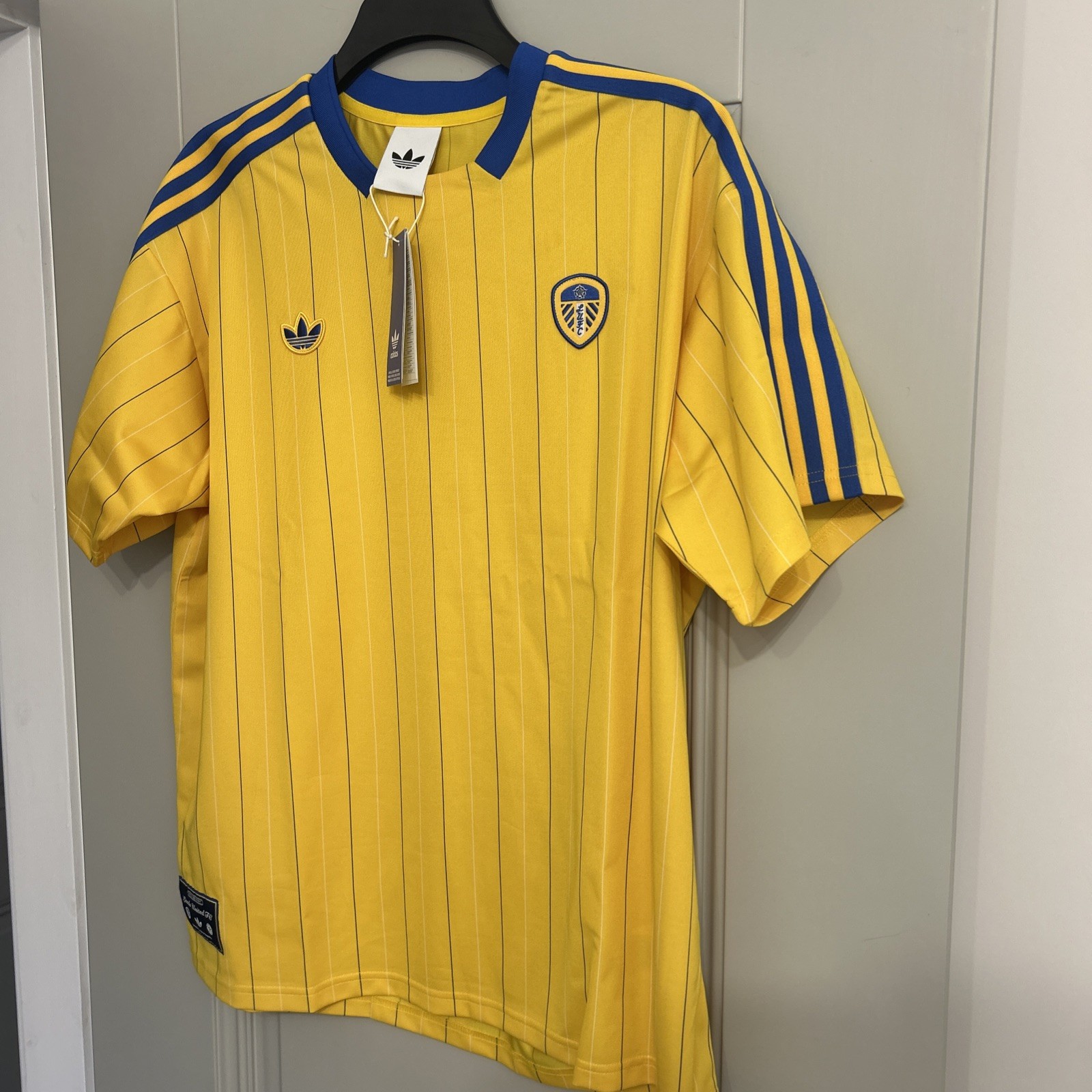 Leeds United adidas Terrace Icon Jersey  Yellow - LUFC - Men's large  - SOLD OUT for sale on Ebay