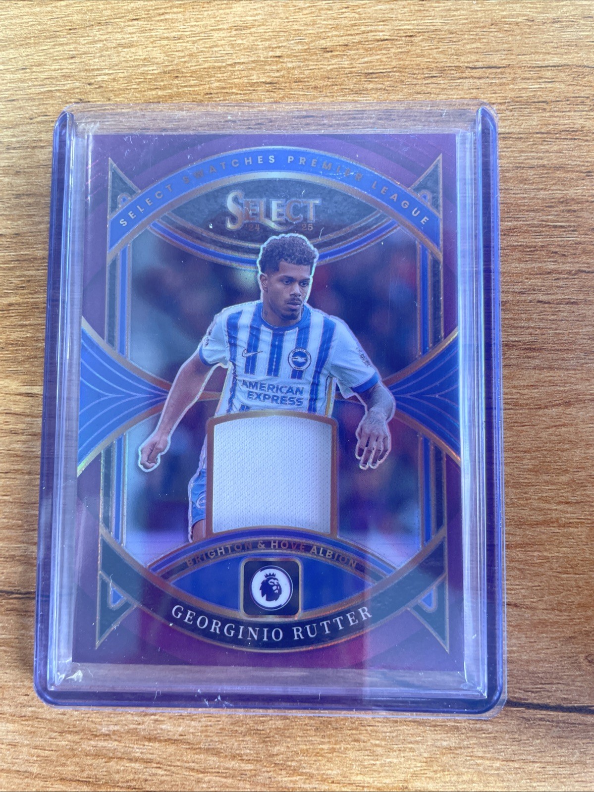 2024/25 Panini Premier League Select Georginio Rutter Brighton Swatch /49 for sale on Ebay