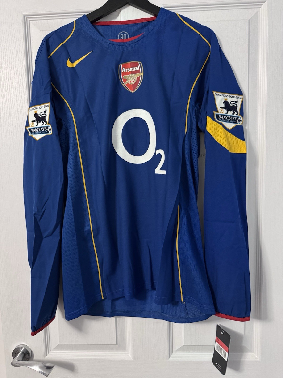 Nike Arsenal 04 05 Away Code 7 Player Issue LS L PL Fabregas for sale on Ebay
