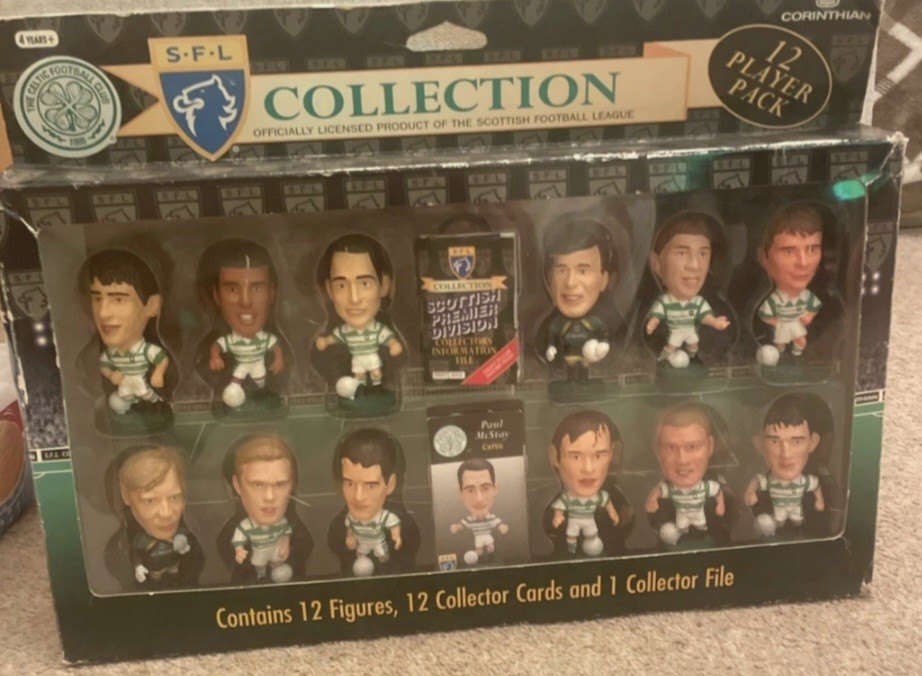 Corinthian Footballers 1995/1996 SPL Celtic Full Team with 12 Players and Cards for sale on Ebay