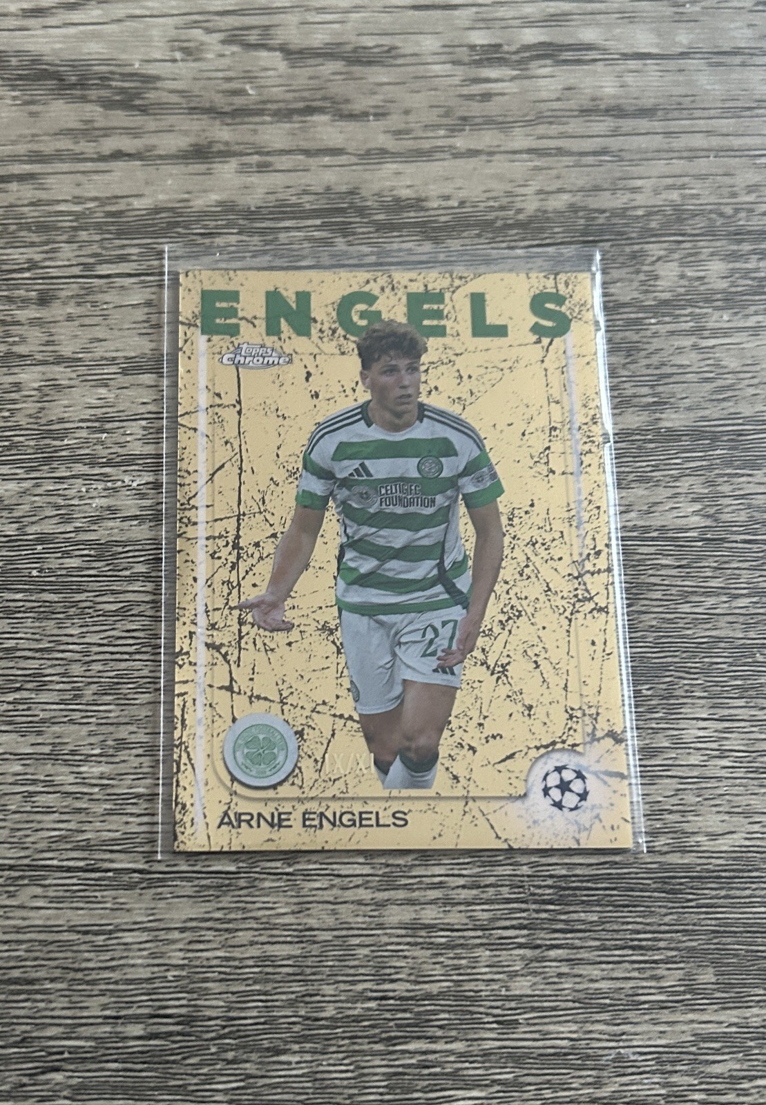 24/25 Topps Chrome UEFA Arne Engels /XI Roman Numeral Celtic Belgium for sale on Ebay