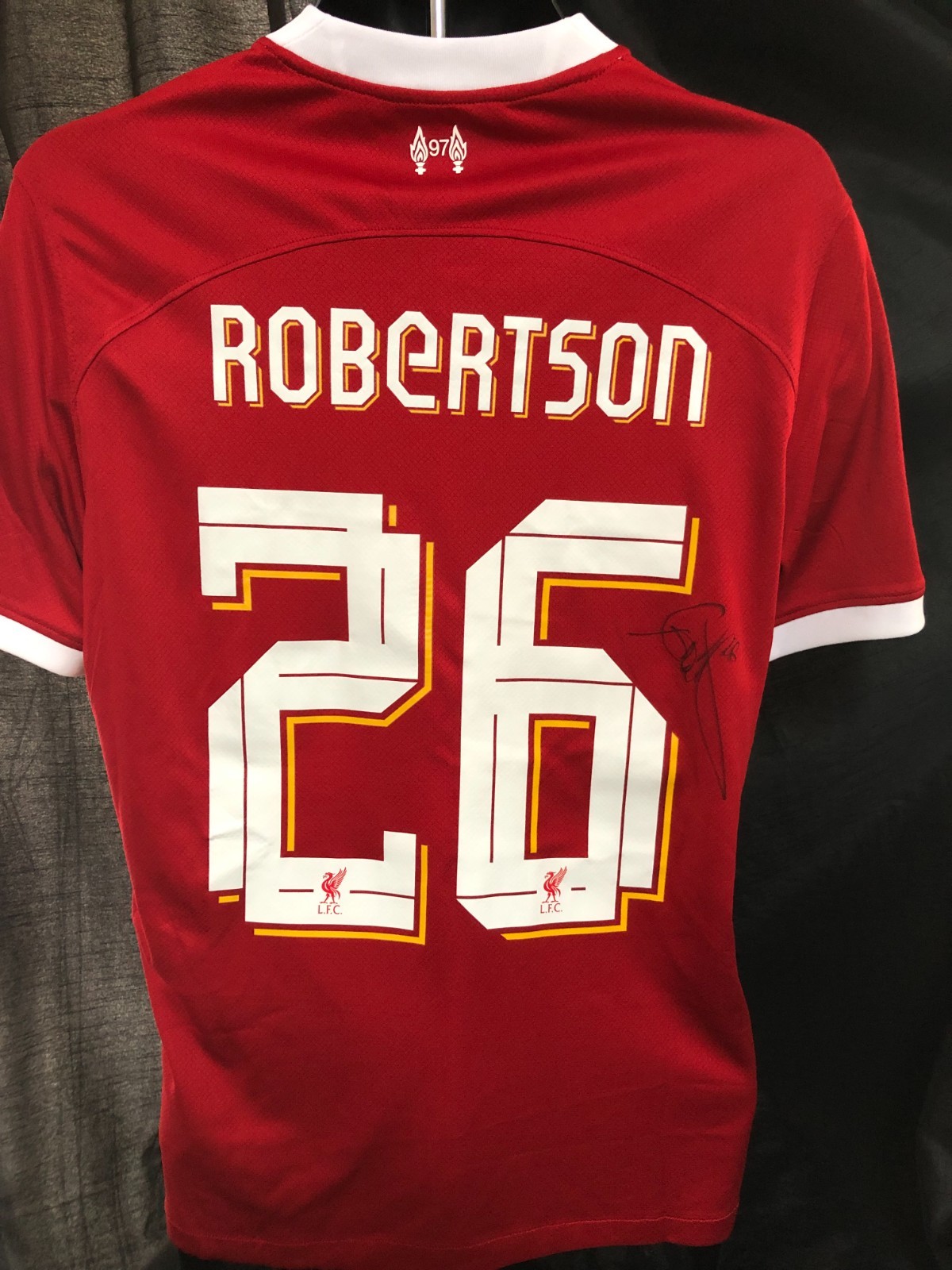 Andy Robertson Signed Shirt for sale on Ebay