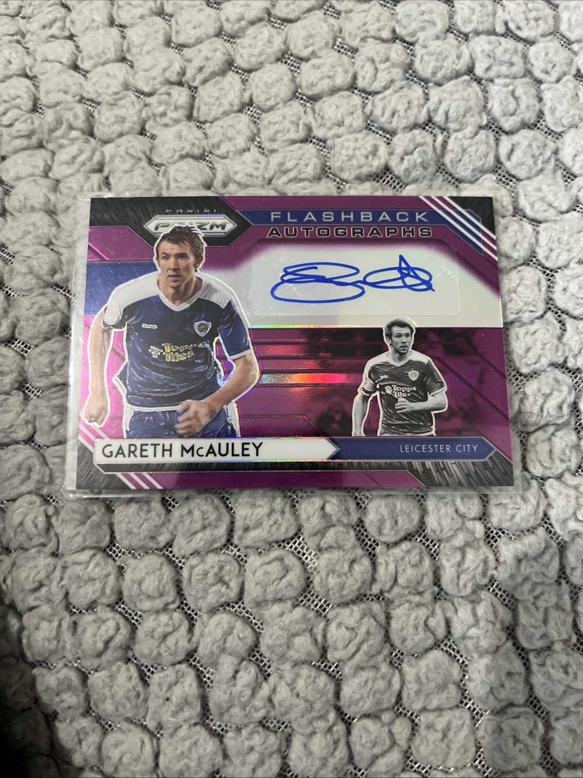 Panini Prizm 2020-21 EPL Leicester City Gareth McAuley Flashback Auto for sale on Ebay