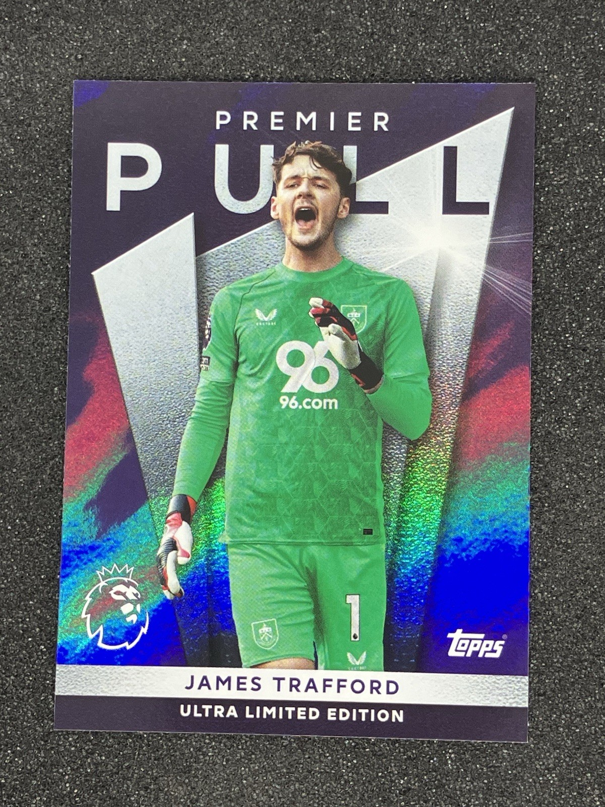 2025-26 Topps Premier League James Trafford Platinum Pull Burnley for sale on Ebay