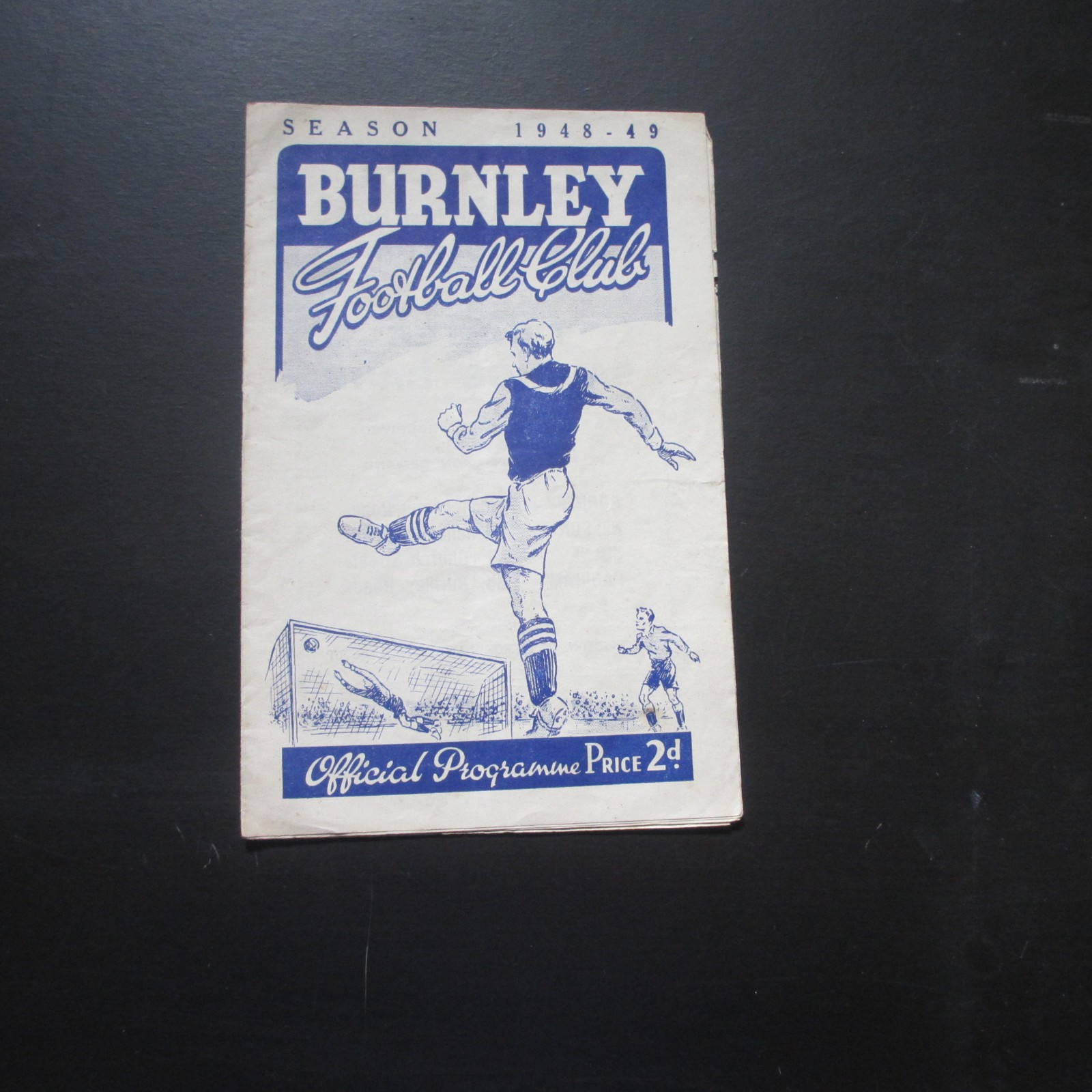 Burnley v Charlton Div 1 1948/9 for sale on Ebay