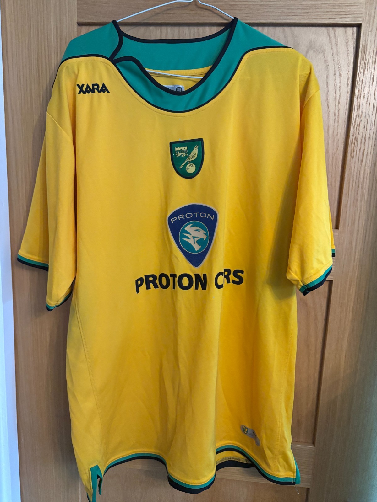 Norwich City 2005/06 Home Shirt Mens XL - Xara for sale on Ebay
