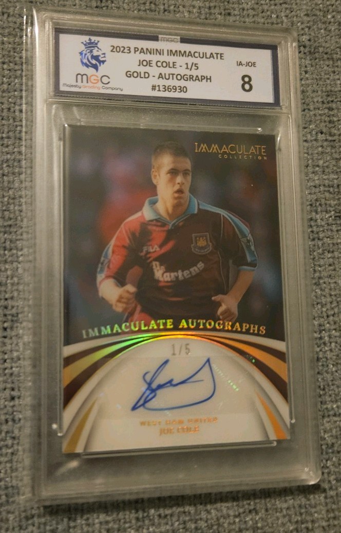 Joe Cole West Ham Auto /5 Immaculate for sale on Ebay