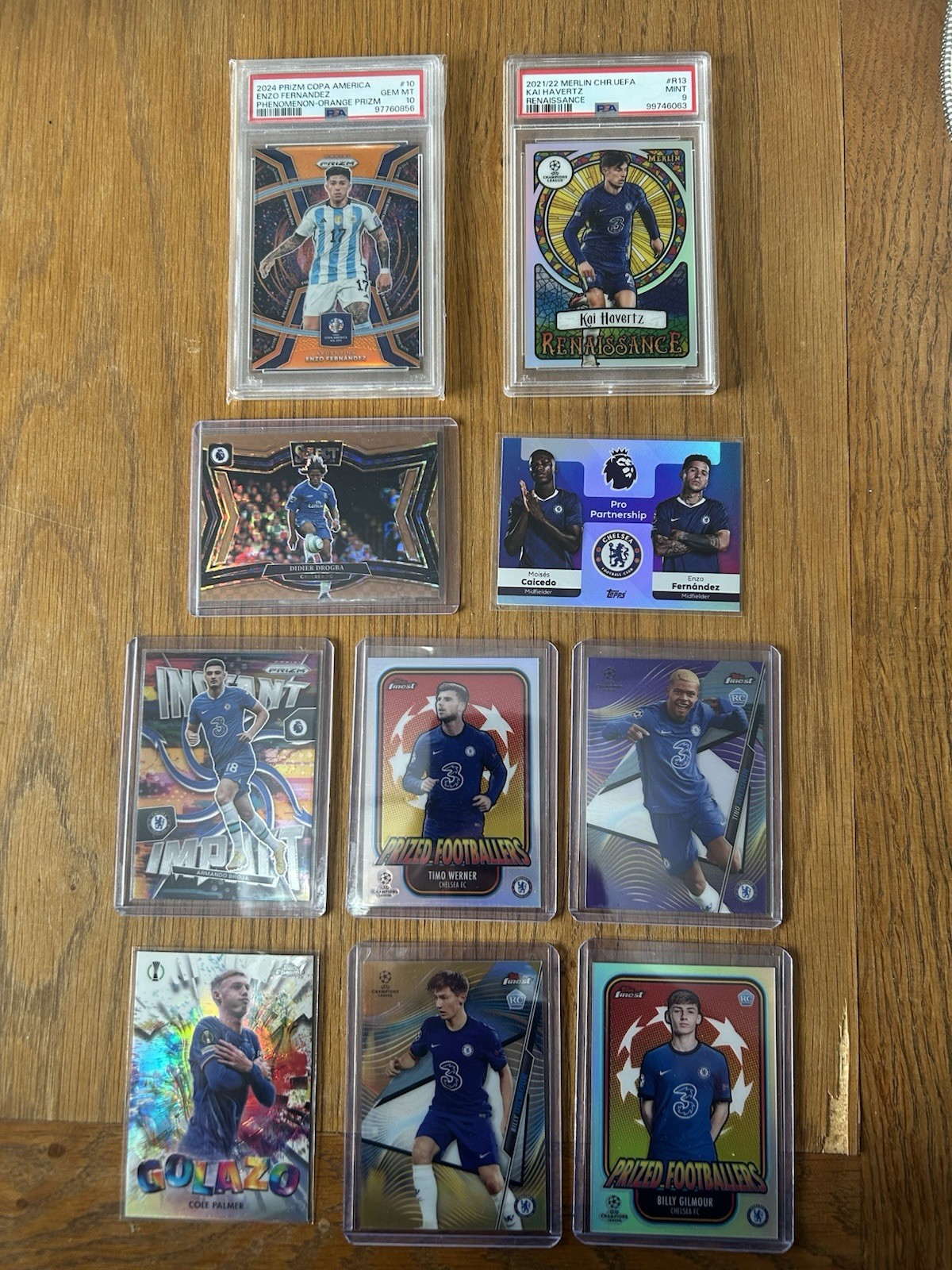 Chelsea Football Card Bundle Including 2 PSA Graded Slabs / Fernandez / Case Hit for sale on Ebay