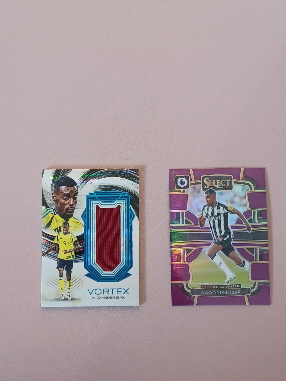 Newcastle Alexander Isak Bundle Futera Incredible Vortex Match Worn Patch, 5/9. for sale on Ebay