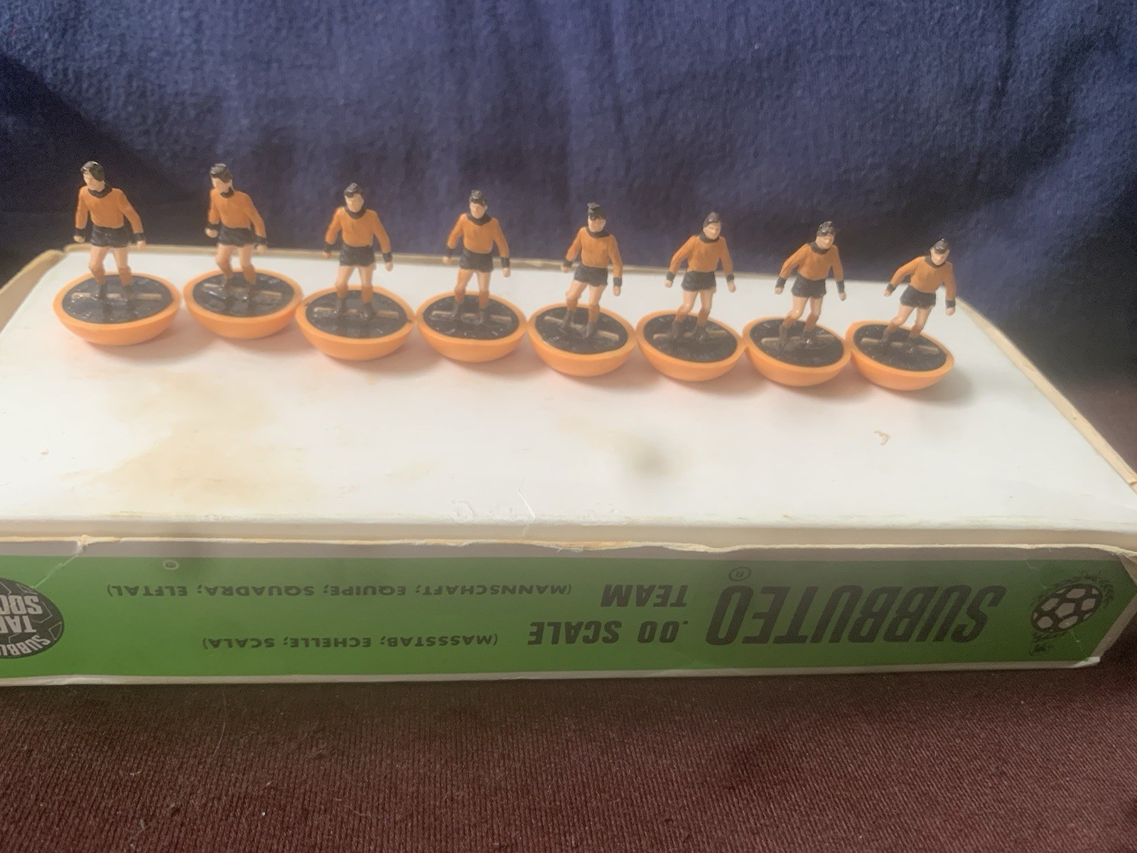 Subbuteo Football Men X8 Poss Hull City/ Wolves Vintage ( Box Not Included)  for sale on Ebay