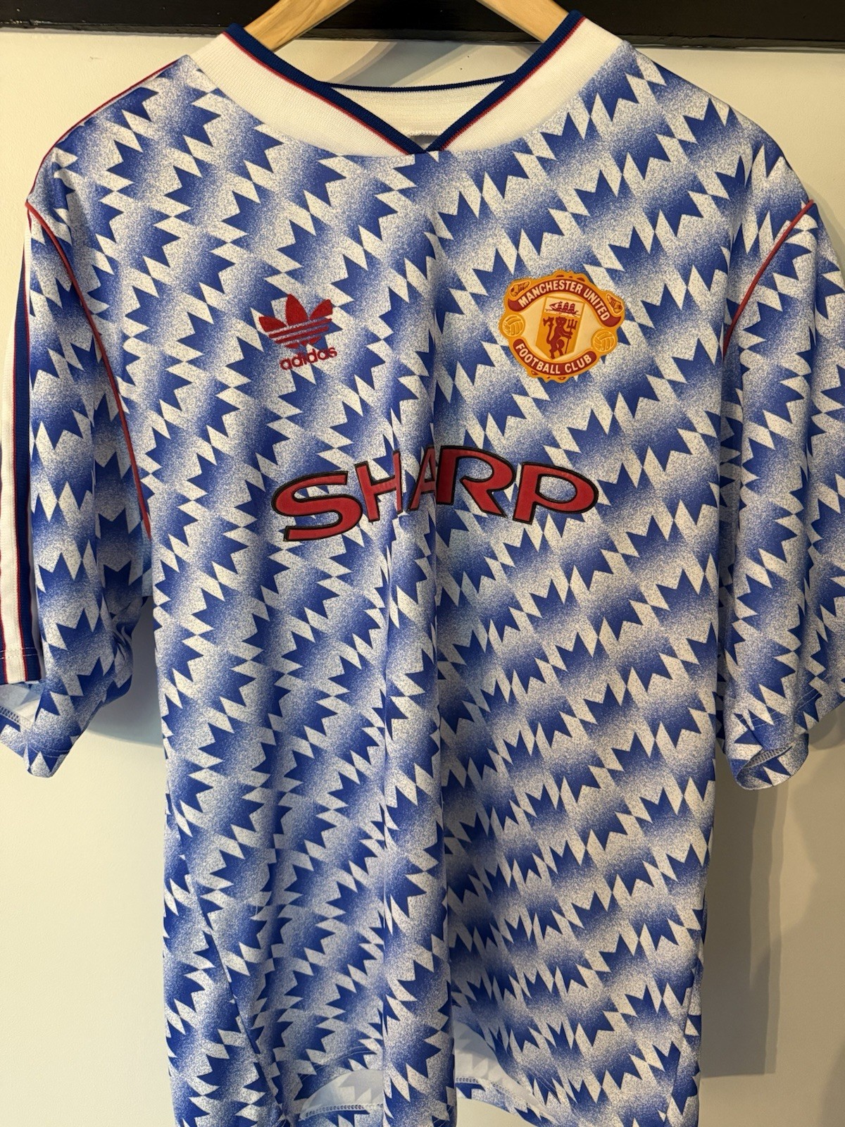 Original Manchester United 1992 Away Shirt Men’s L  (42-44) Excellent Condition for sale on Ebay