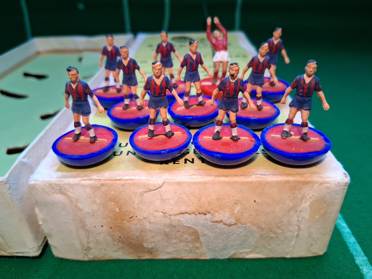 Subbuteo OHW Team. Ref 19 Barcelona, Crystal Palace Etc. for sale on Ebay