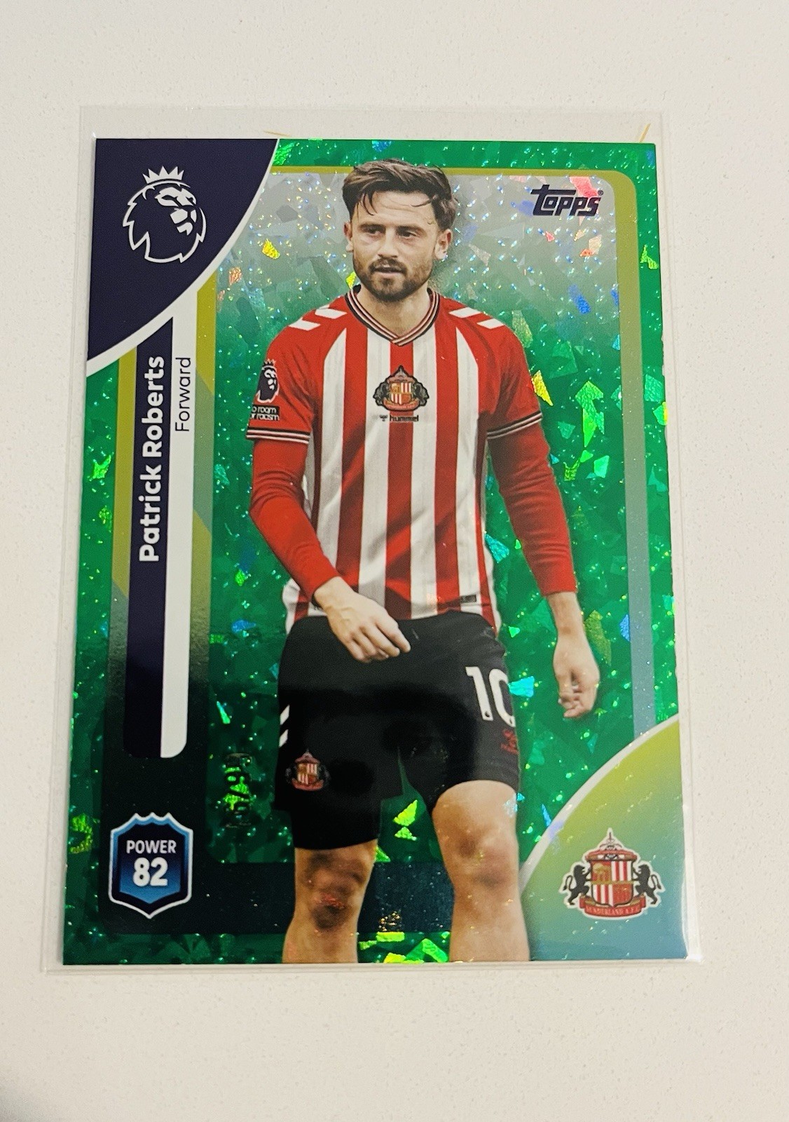 Topps Premier League 2026 Patrick Roberts Sunderland Parallel /99 for sale on Ebay
