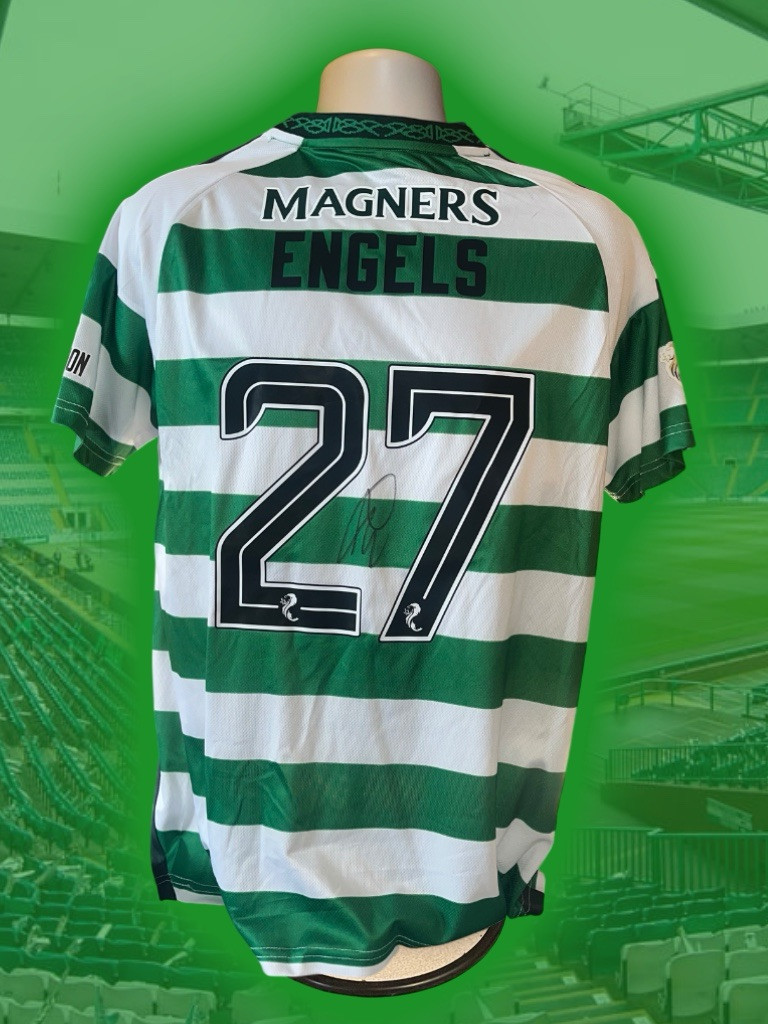 ARNE ENGELS HAND SIGNED CELTIC FC HOME SHIRT REPLICA COA PROOF for sale on Ebay