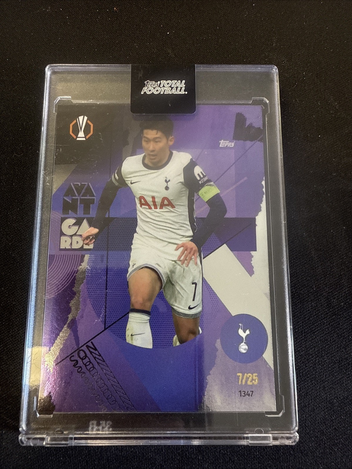 Topps Total Football Heung-Min Son Avant Garde 7/25 Tottenham for sale on Ebay