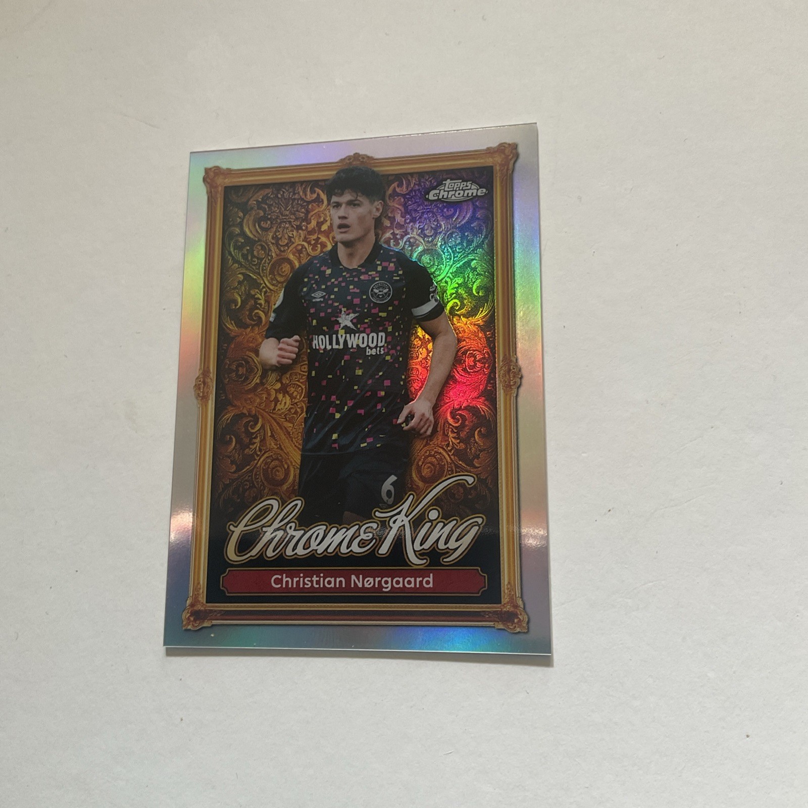 Christian Norgaard Chrome King Brentford Insert  2026 Topps Premier League #CK 4 for sale on Ebay