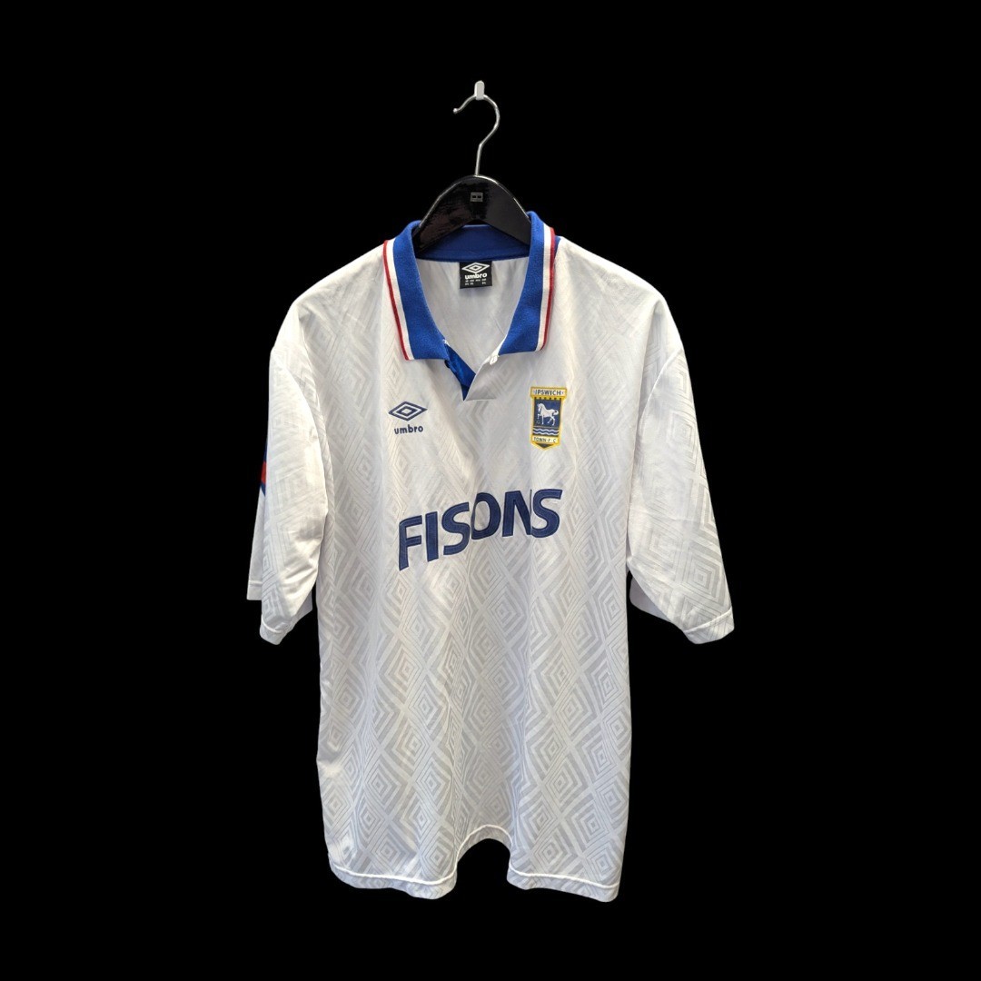 Vintage Men's UMBRO Ipswich Town 1991/92 Away Football Shirt Size 3XL - F07 for sale on Ebay