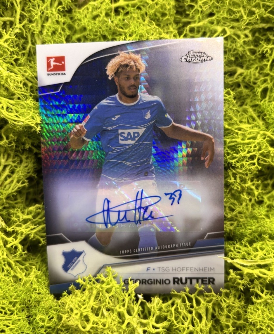 Topps|Georgino Rutter|-071/165-|Autograph|Brighton|Hoffenheim|Chrome for sale on Ebay