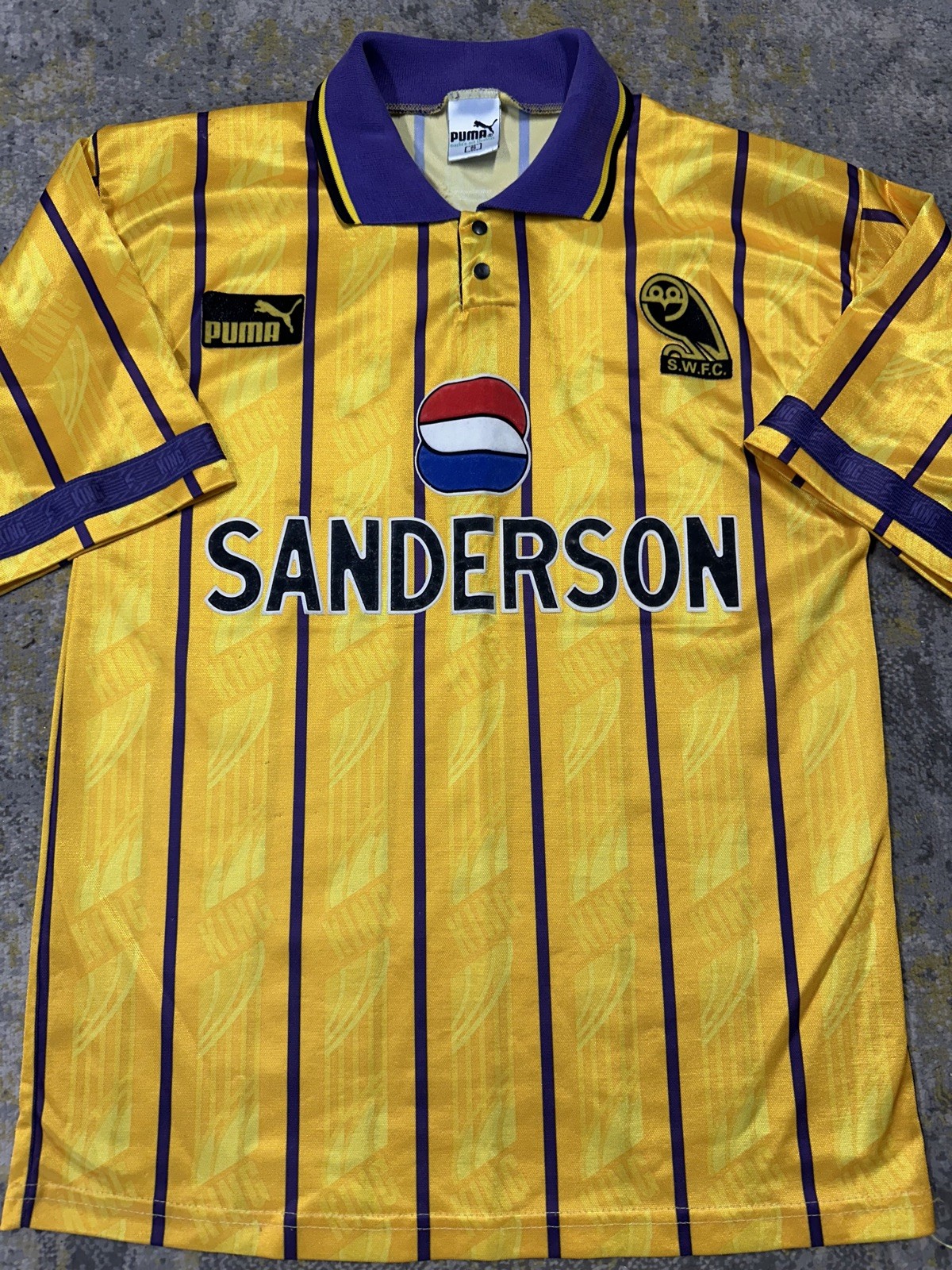 Original Sheffield Wednesday Sheff Wed Swfc 90s Away Shirt Small Man’s  for sale on Ebay