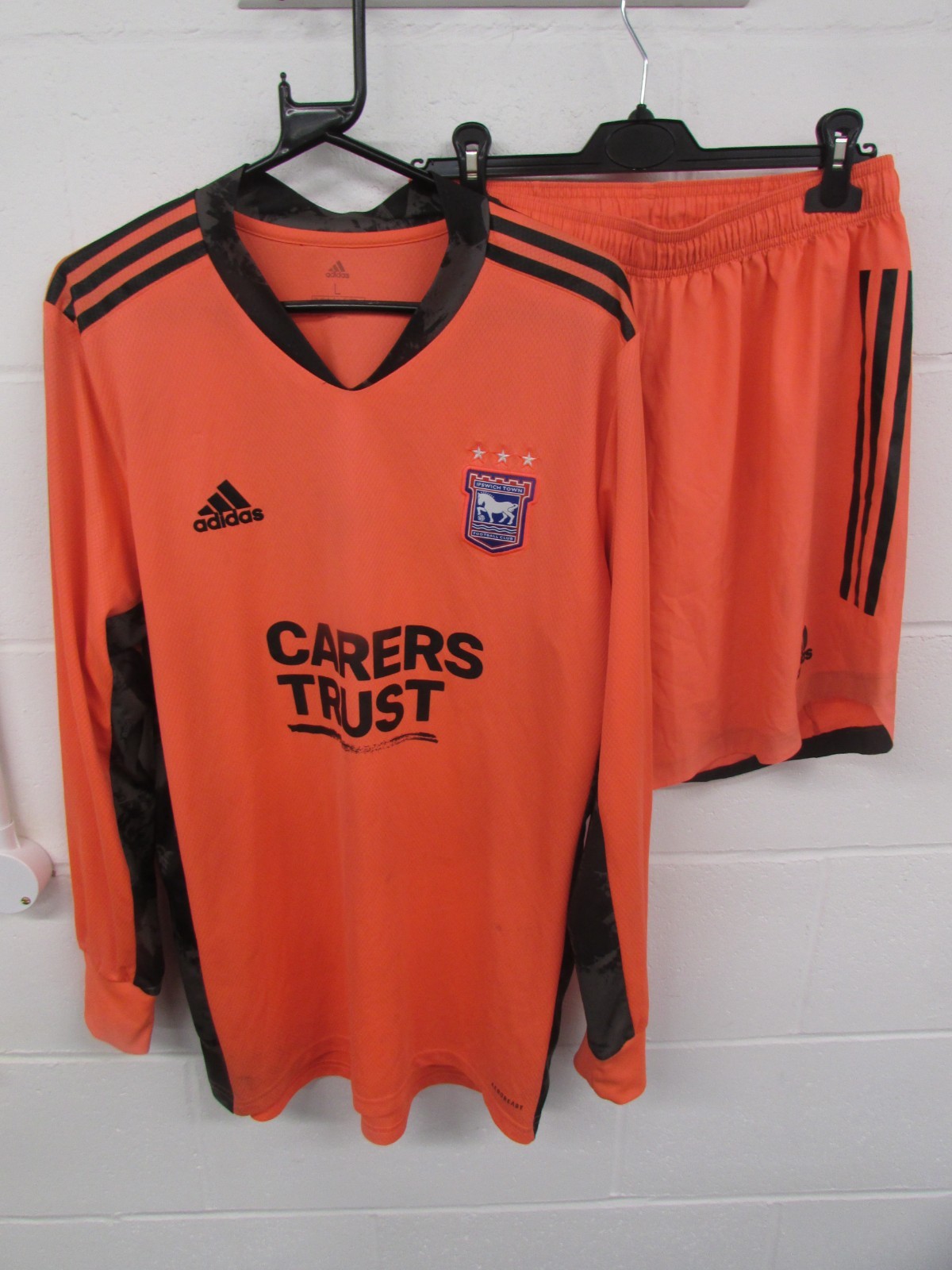 Adidas Ipswich Town 2020-21 GK Third Kit Football Jersey Shirt & Shorts Large for sale on Ebay