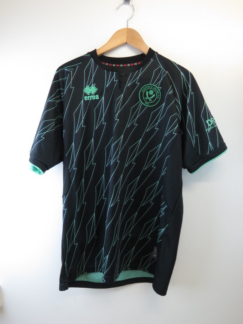 Sheffield United FC Errea 2024/25 away shirt in green size XL for sale on Ebay