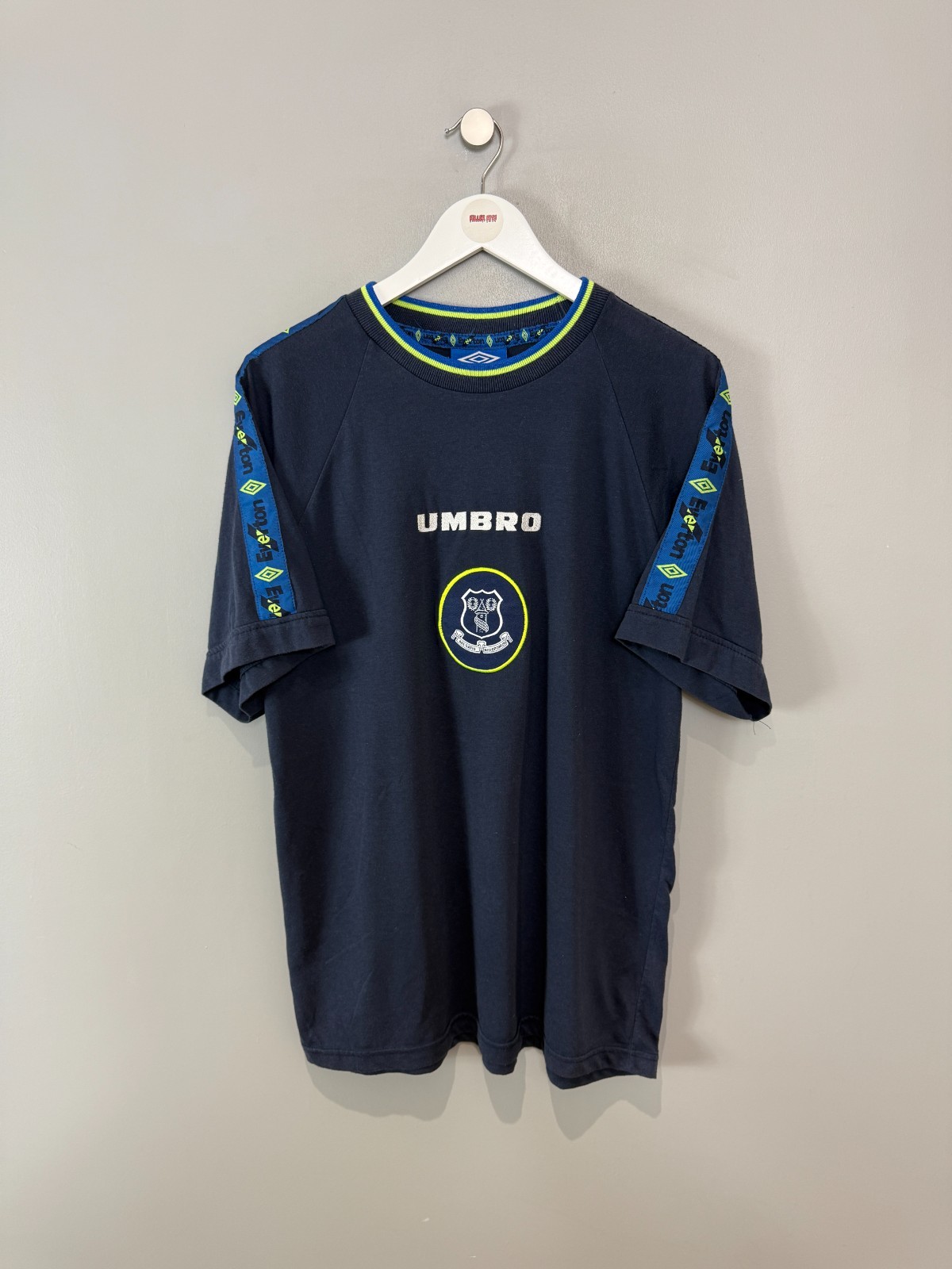 EVERTON 1998 TRAINING SHIRT (size M) UMBRO ORIGINAL VINTAGE FOOTBALL SHIRT for sale on Ebay