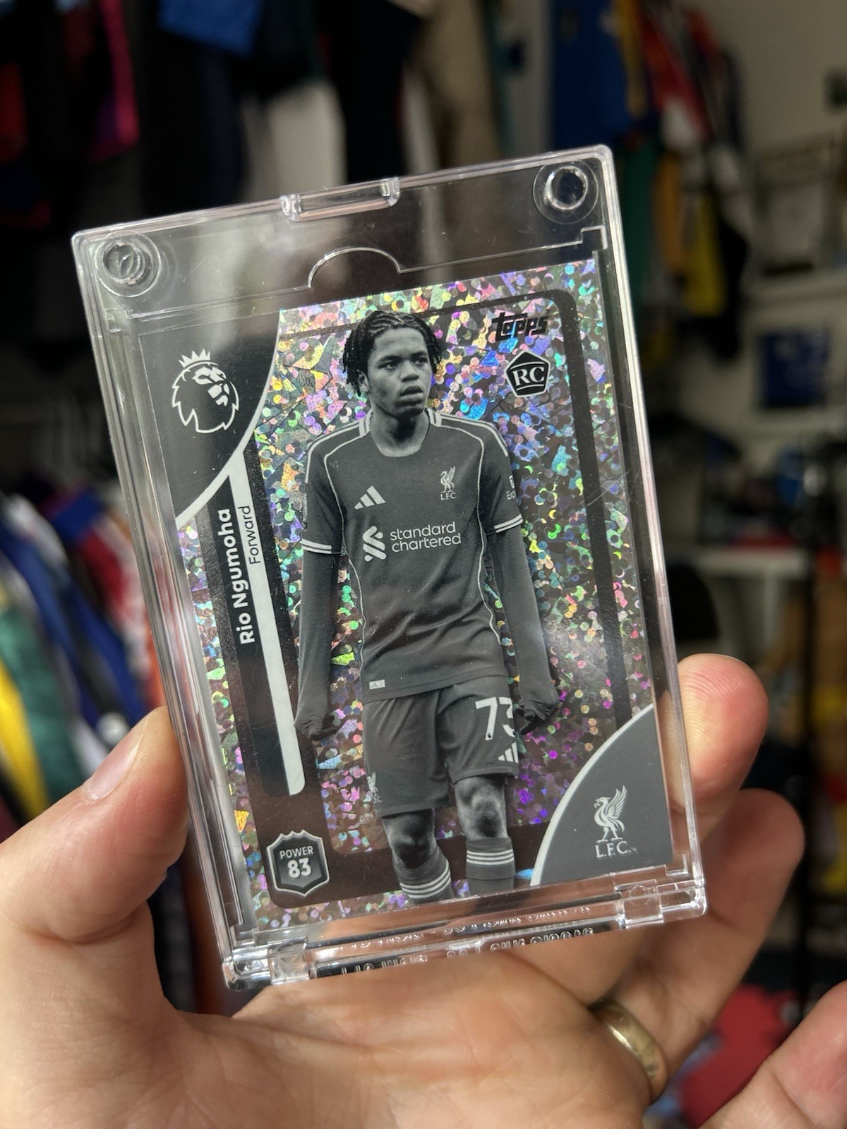 Topps Premier League 25/26 Liverpool Rio Ngumoha Parallel Rookie Card /75 CHASE for sale on Ebay