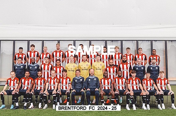Brentford fc  2024-25 Team Photo for sale on Ebay