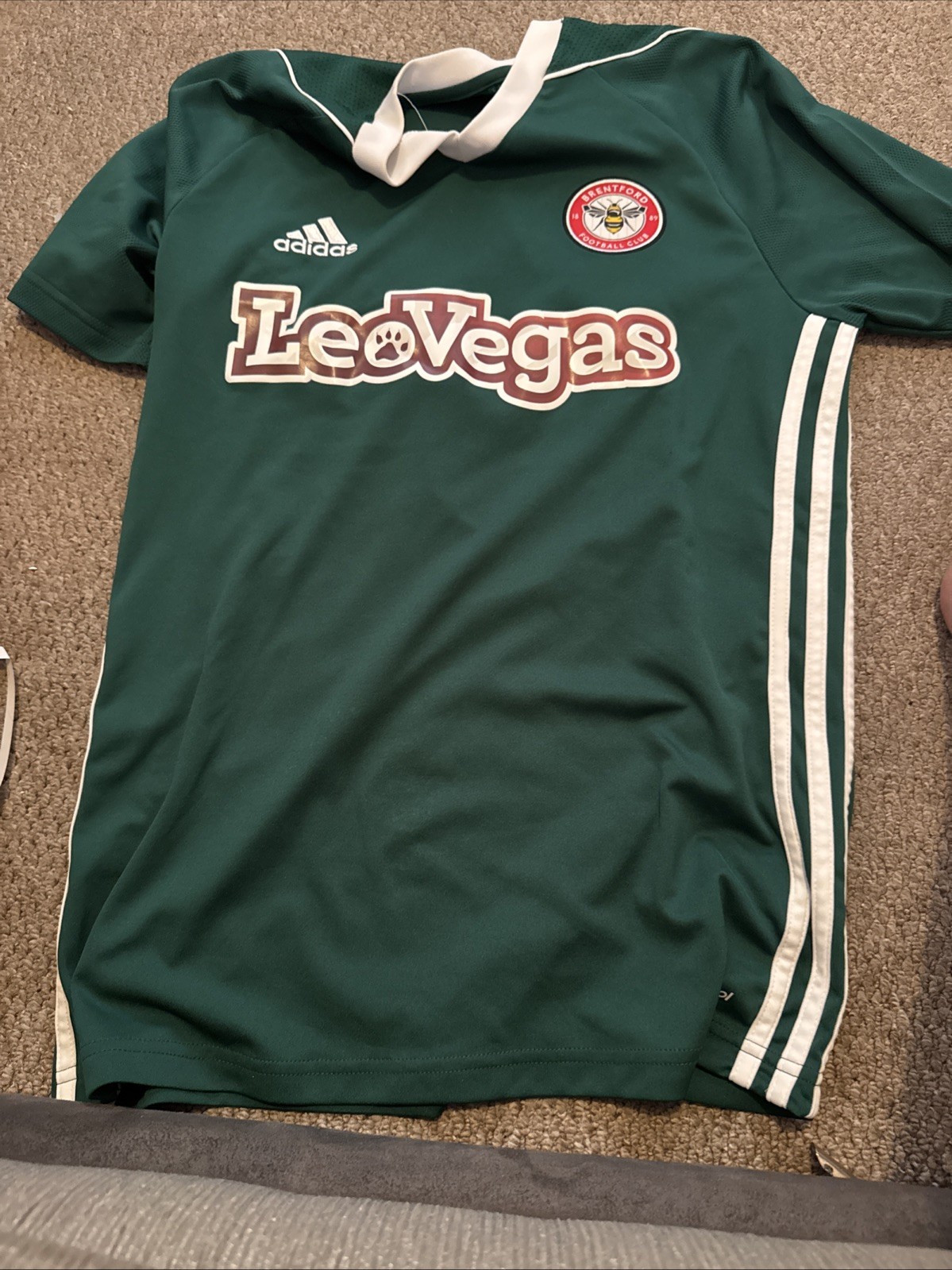 Brentford Fc Green Away Top 17-18 for sale on Ebay