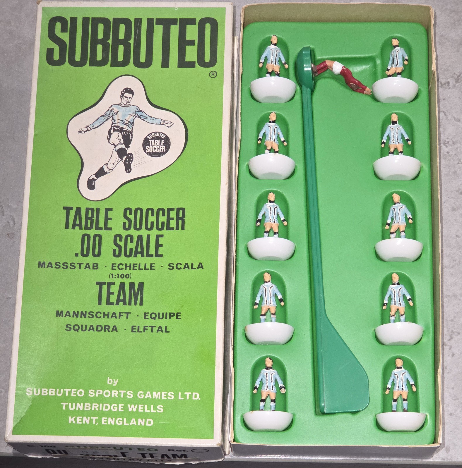 Subbuteo Coventry City In Named Box for sale on Ebay