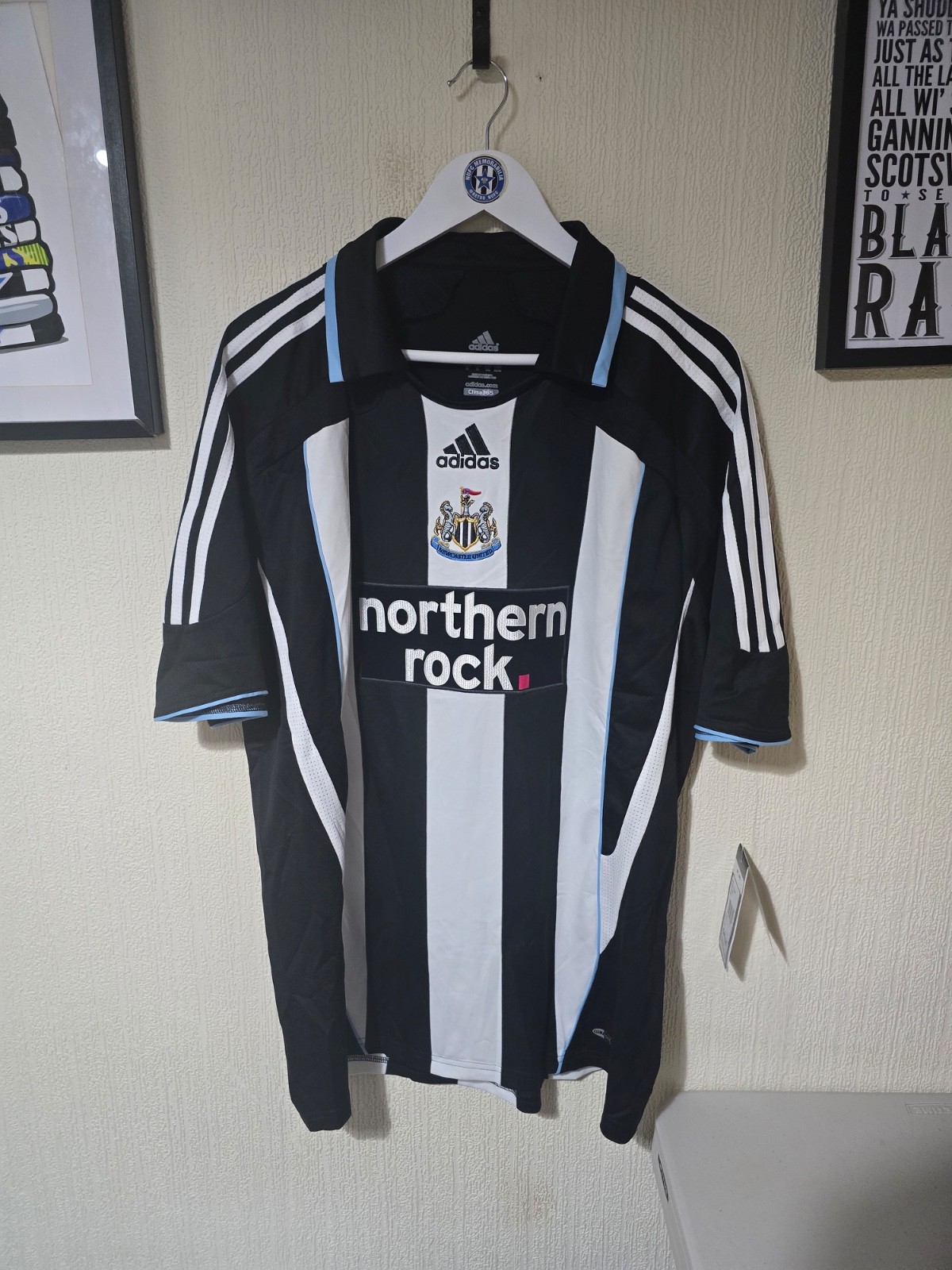 Newcastle United 2007/09 Adidas home shirt, BNWT, XL for sale on Ebay