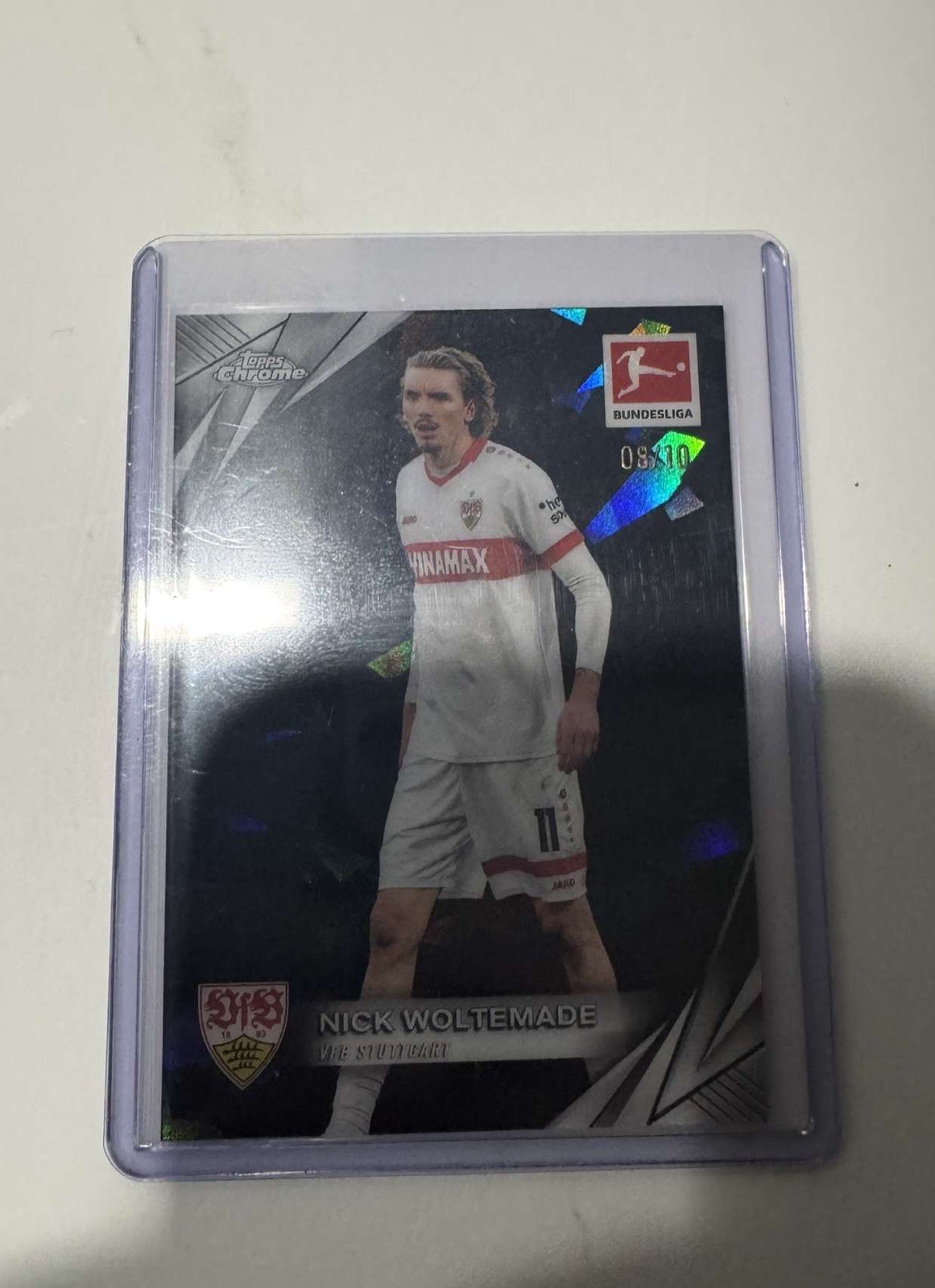  Topps Chrome Bundesliga Sapphire Nick Woltemade Black Refractor /10 Newcastle for sale on Ebay