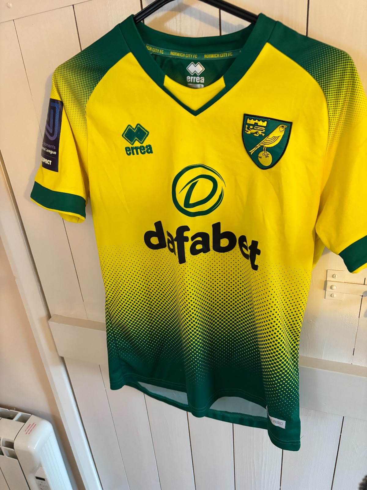 Norwich City FC home shirt season 2019-2020 size small for sale on Ebay