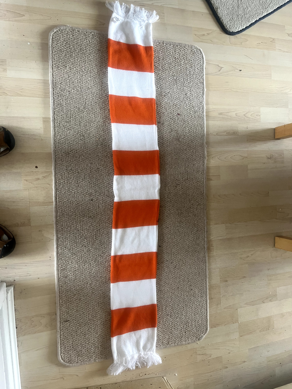 Blackpool FC Orange and White Scarf for sale on Ebay