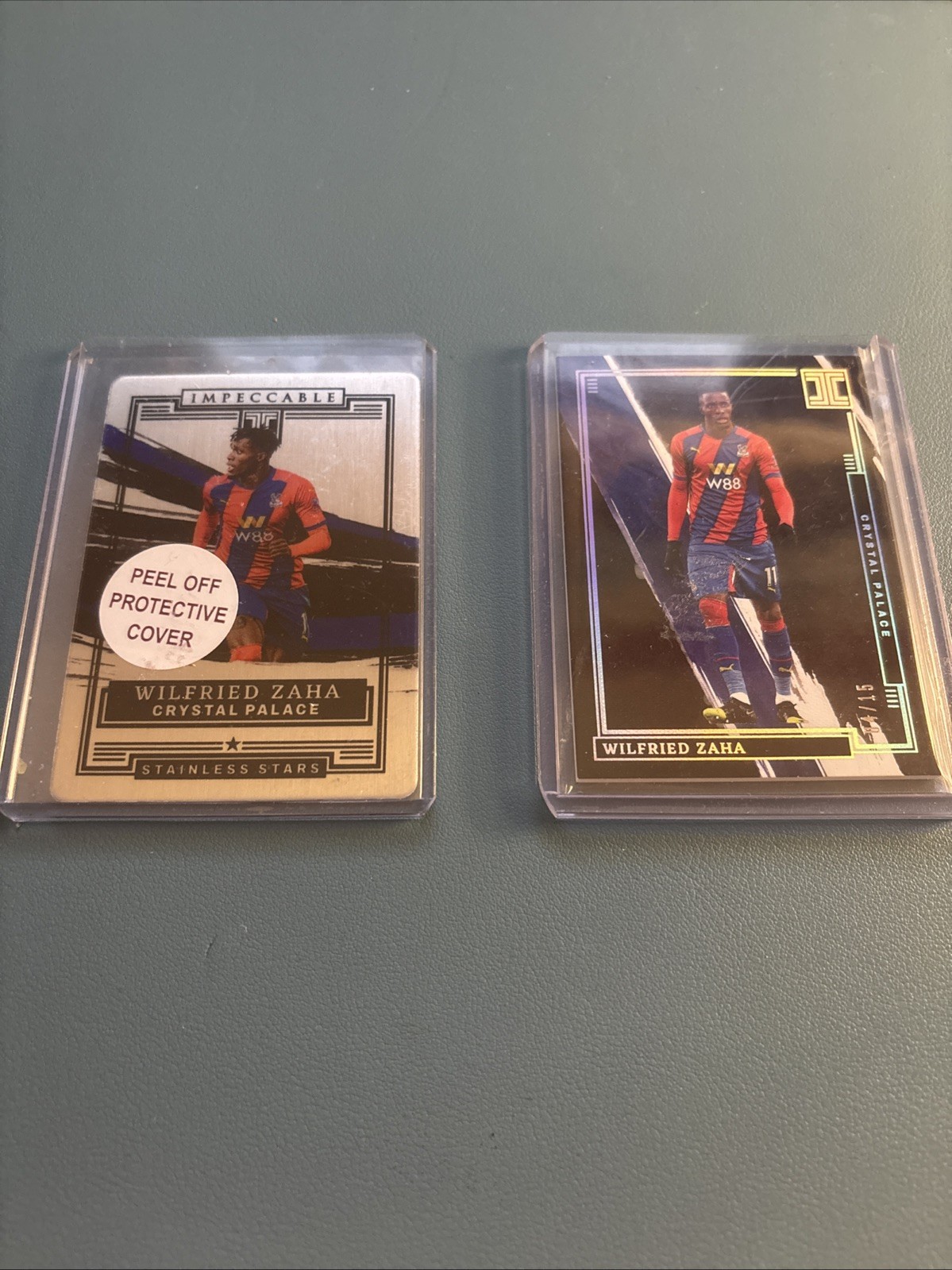 Wilfried Zaha 2021-22 Panini Impeccable /65 /15 Crystal Palace Bundle Stainless for sale on Ebay