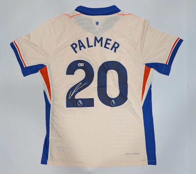 COLE PALMER Back Signed Chelsea FC Away Jersey Authenticated by Beckett for sale on Ebay