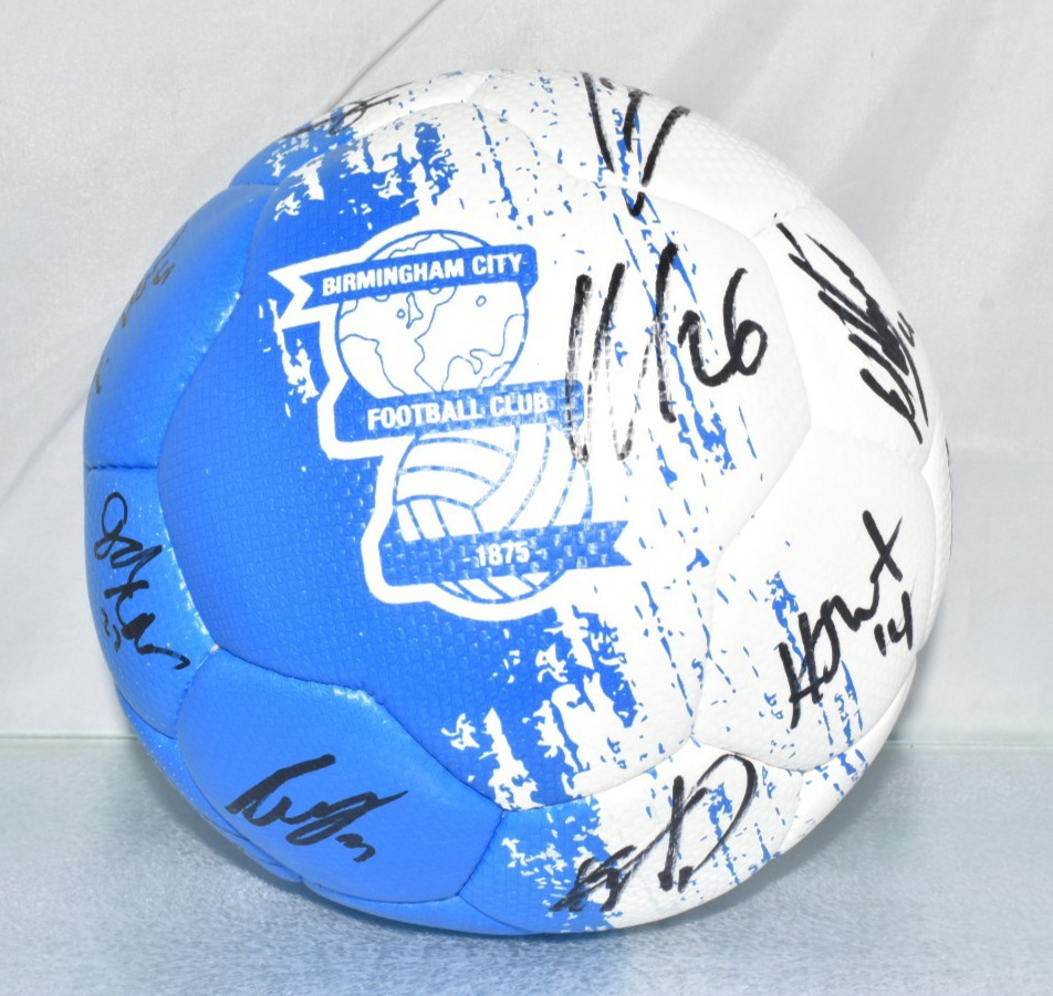 BIRMINGHAM CITY AUTOGRAPHED FOOTBALL for sale on Ebay