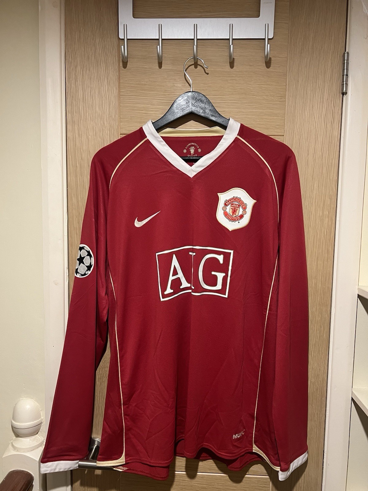 Cristiano Ronaldo Manchester United 2006/07 Champions League Shirt for sale on Ebay