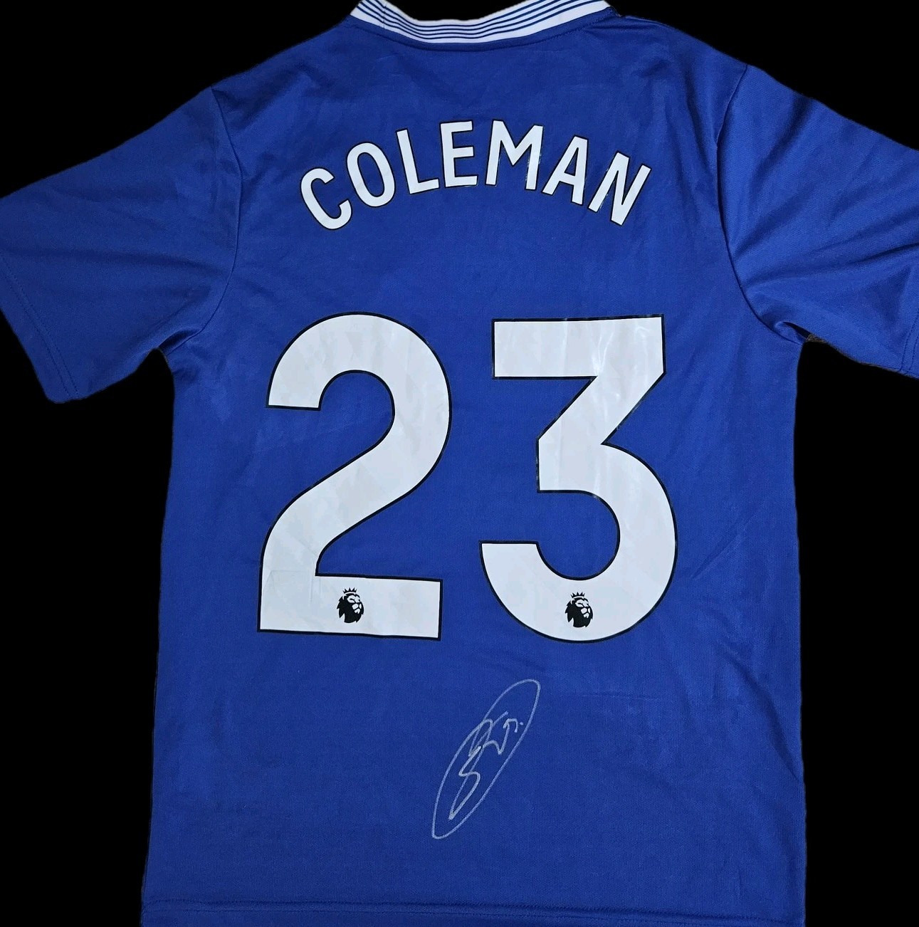 Seamus Coleman Signed Everton 24/25 Home Shirt Football Autograph COA & PROOF for sale on Ebay