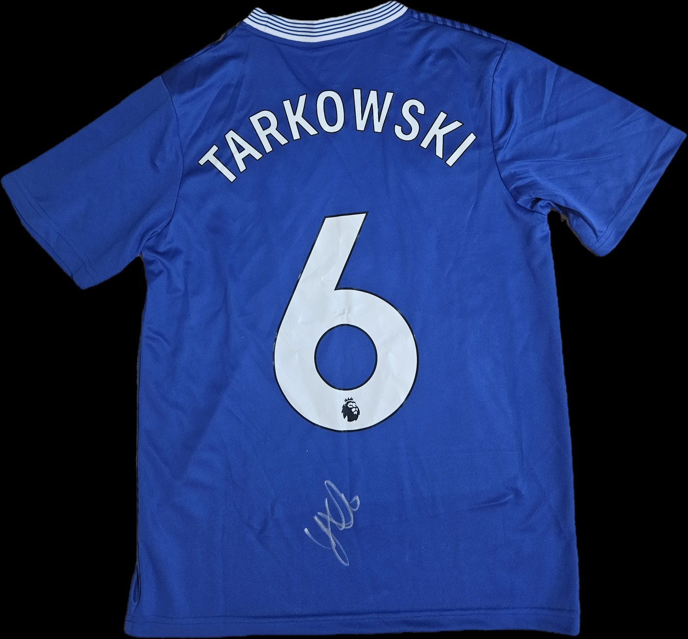 James Tarkowski Hand Signed Everton 24/25 Home Shirt Football Autograph COA for sale on Ebay
