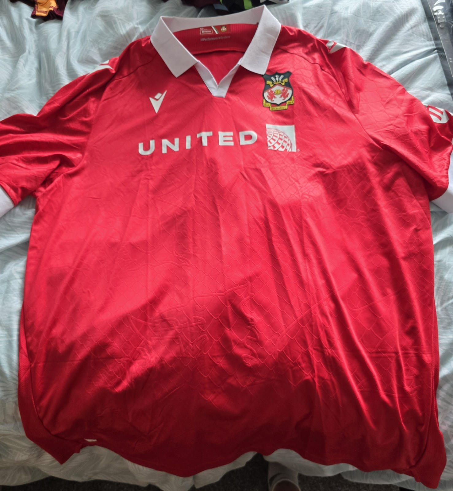 Wrexham 2024/25 Home Shirt 5XL for sale on Ebay