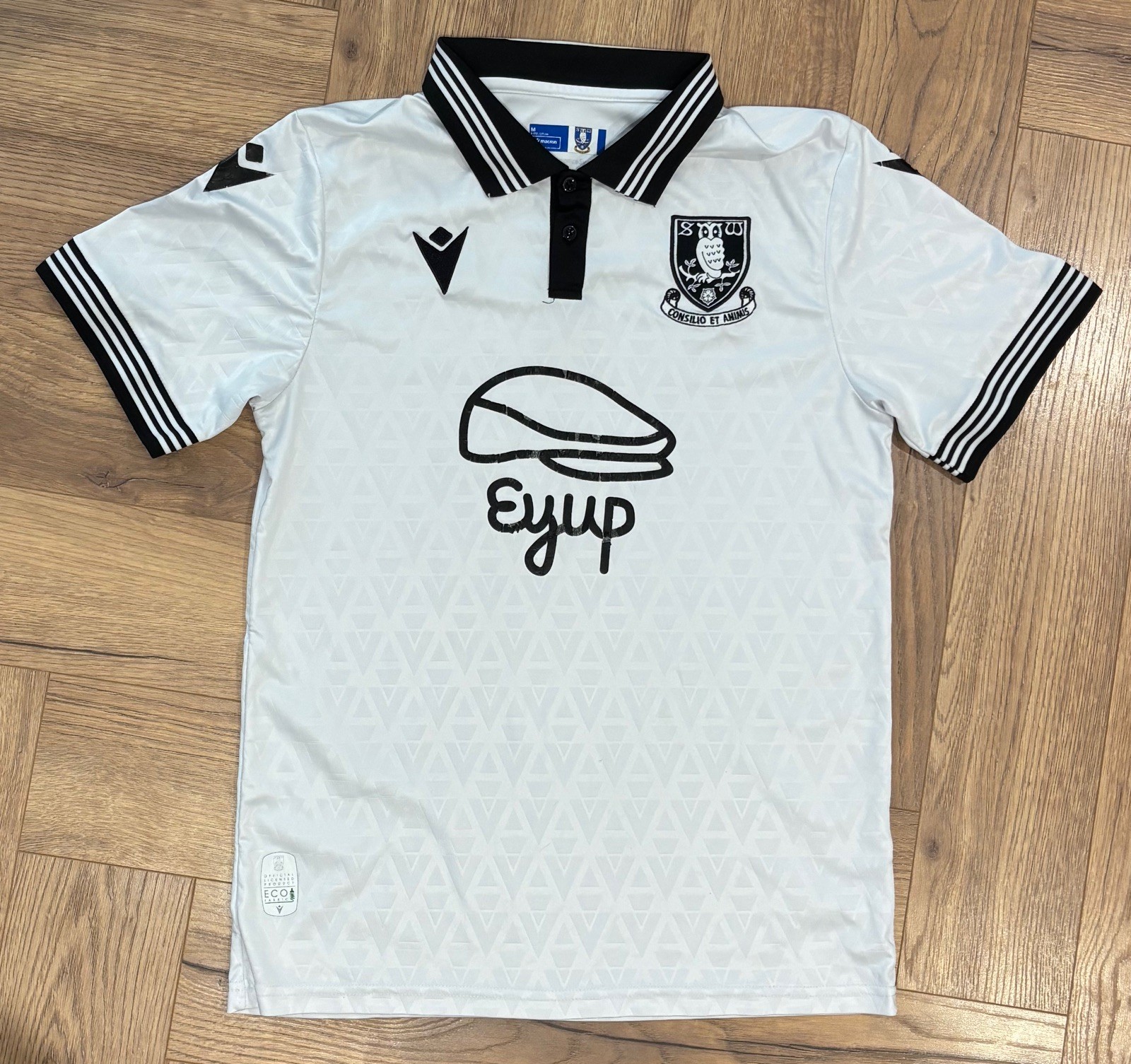 Sheffield Wednesday Macron 2023/2024 Away shirt - Size Adult Medium 19.5inch P2P for sale on Ebay