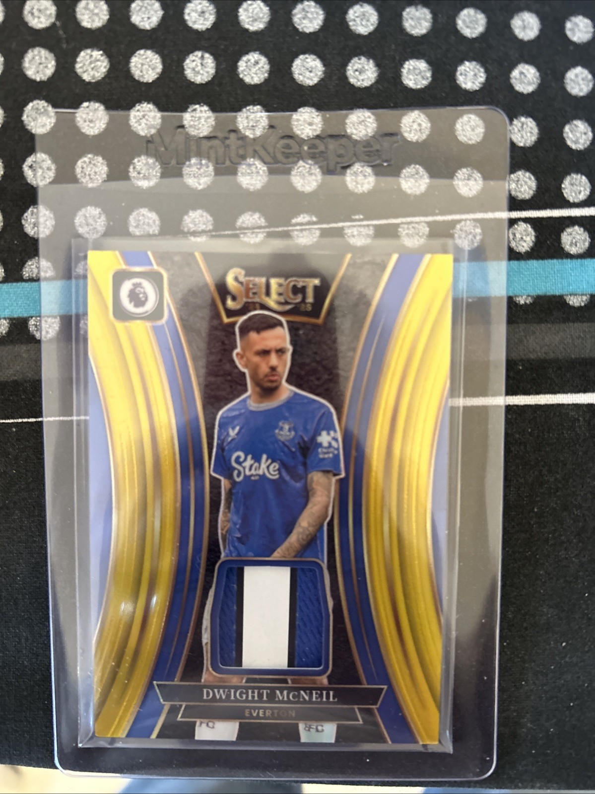 Dwight McNeil Patch /10. Everton Panini SELECT 24/25 for sale on Ebay